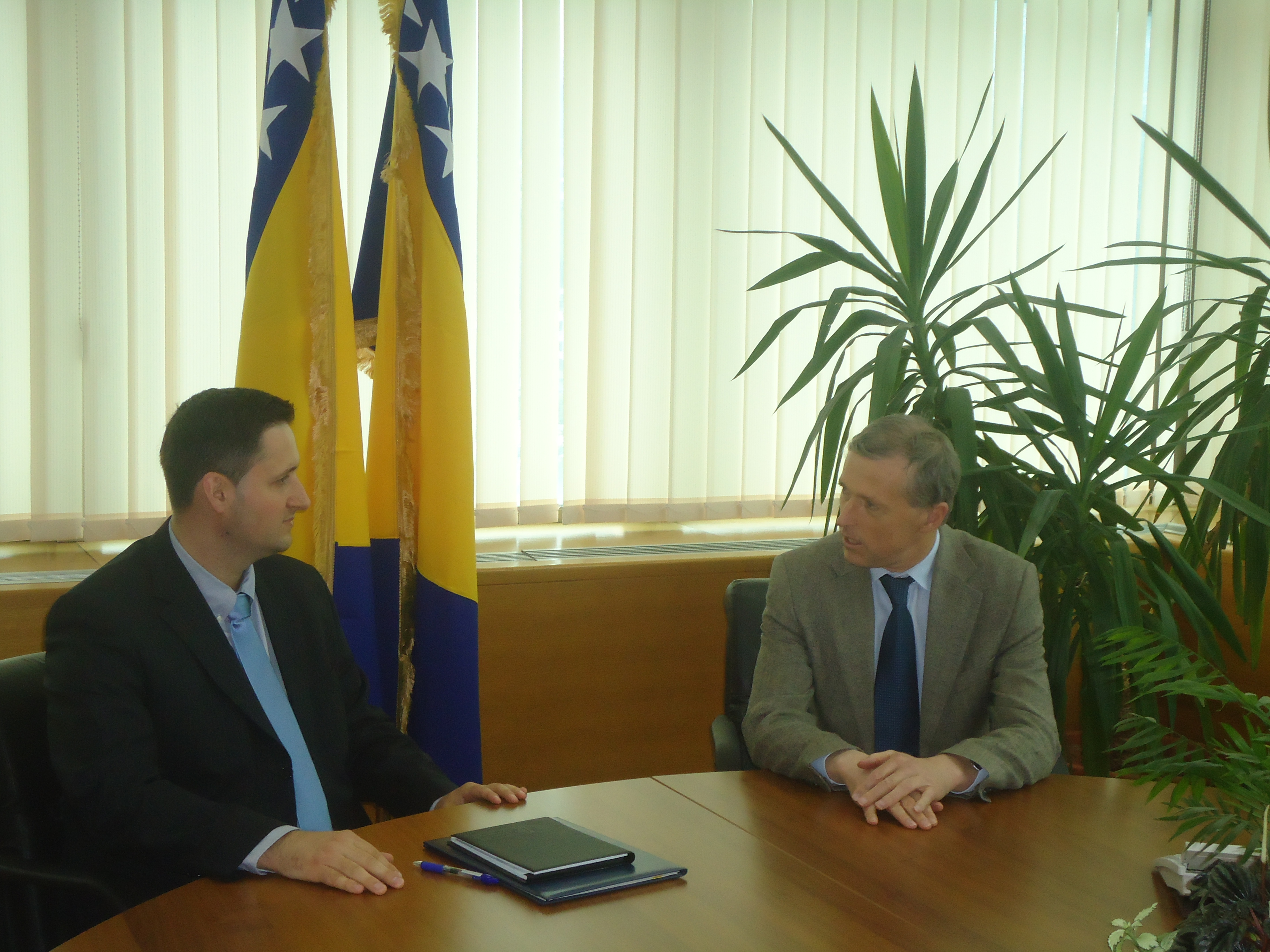 Predsjedavajući Predstavničkog doma, dr. Denis Bećirović susreo se s ambasadorom R Slovenije u BiH

